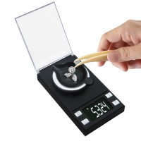 0.001g 100g Electronic Jewelry Lab Scales Diamond Gold Germ Medicinal Pocket Digital Milligram Scale Balance